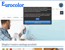 Tablet Screenshot of eurocolorpv.it